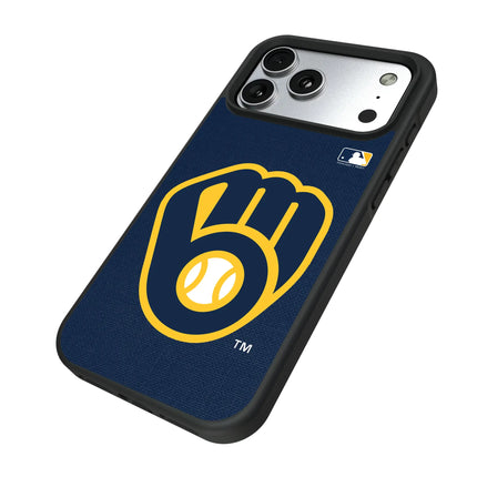 Milwaukee Brewers Solid Bump Phone Case for Apple iPhone