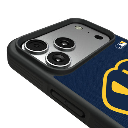 Milwaukee Brewers Solid Bump Phone Case for Apple iPhone