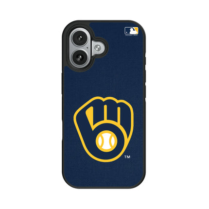 Milwaukee Brewers Solid Bump Phone Case for Apple iPhone