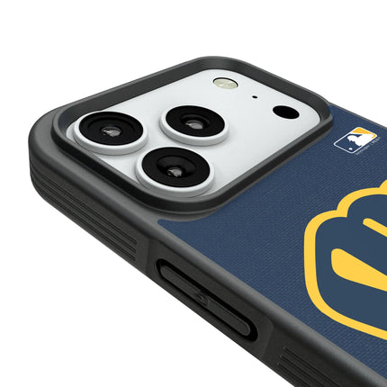 Milwaukee Brewers Solid Bump Phone Case for Apple iPhone