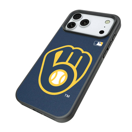 Milwaukee Brewers Solid Bump Phone Case for Apple iPhone