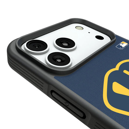 Milwaukee Brewers Solid Bump Phone Case for Apple iPhone