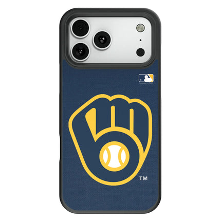 Milwaukee Brewers Solid Bump Phone Case for Apple iPhone