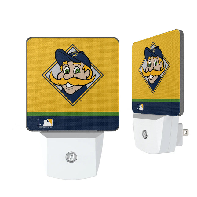 Milwaukee Brewers Stripe Night Light 2-Pack