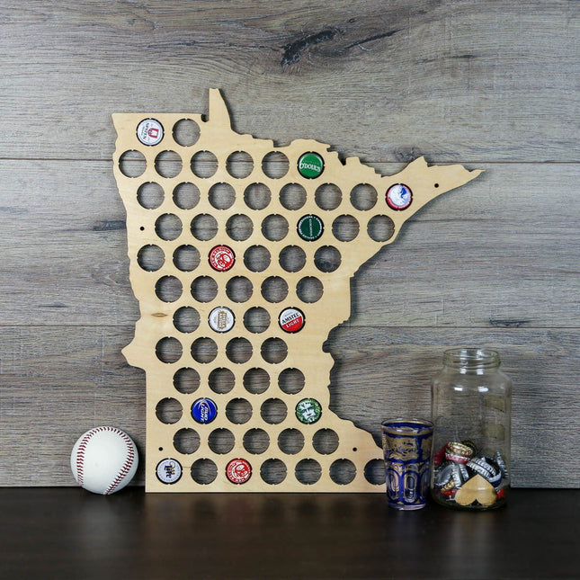 Minnesota Beer Cap Map