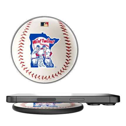 Minnesota Twins 1976-1986 - Cooperstown Collection Baseball 15-Watt Wireless Charger
