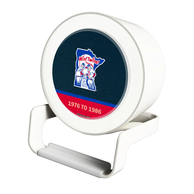 Minnesota Twins 1976-1986 - Cooperstown Collection Endzone Solid Night Light Charger and Bluetooth Speaker