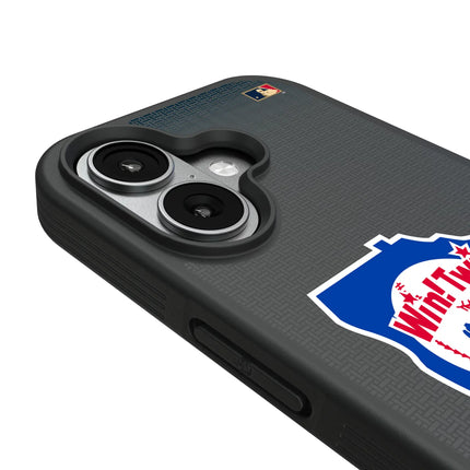 Minnesota Twins 1976-1986 - Cooperstown Collection Linen Bump Phone Case for Apple iPhone
