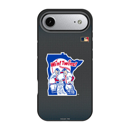 Minnesota Twins 1976-1986 - Cooperstown Collection Linen Bump Phone Case for Apple iPhone