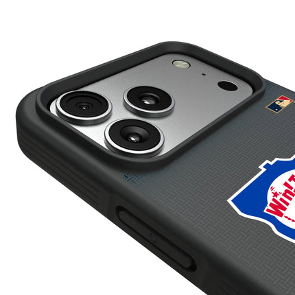 Minnesota Twins 1976-1986 - Cooperstown Collection Linen Bump Phone Case for Apple iPhone