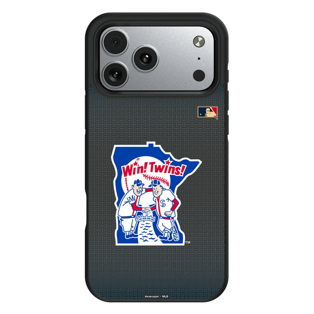 Minnesota Twins 1976-1986 - Cooperstown Collection Linen Bump Phone Case for Apple iPhone