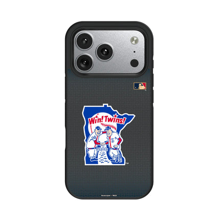 Minnesota Twins 1976-1986 - Cooperstown Collection Linen Bump Phone Case for Apple iPhone