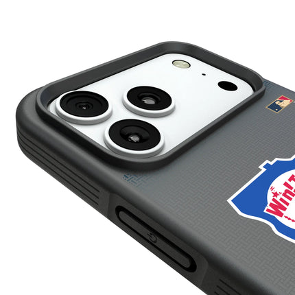 Minnesota Twins 1976-1986 - Cooperstown Collection Linen Bump Phone Case for Apple iPhone