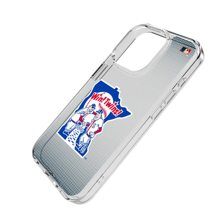 Minnesota Twins 1976-1986 - Cooperstown Collection Linen Clear Phone Case for Apple iPhone