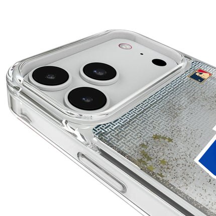 Minnesota Twins 1976-1986 - Cooperstown Collection Linen Glitter Phone Case for Apple iPhone