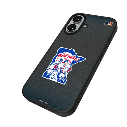 Minnesota Twins 1976-1986 - Cooperstown Collection Linen MagSafe Compatible Phone Case for Apple iPhone
