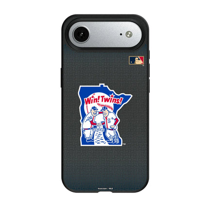 Minnesota Twins 1976-1986 - Cooperstown Collection Linen MagSafe Compatible Phone Case for Apple iPhone