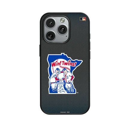 Minnesota Twins 1976-1986 - Cooperstown Collection Linen MagSafe Compatible Phone Case for Apple iPhone