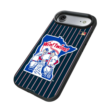 Minnesota Twins 1976-1986 - Cooperstown Collection Pinstripe Bump Phone Case for Apple iPhone