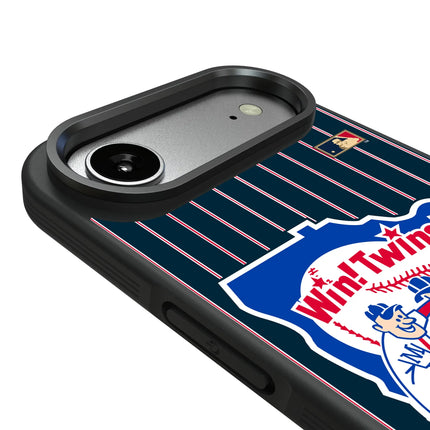 Minnesota Twins 1976-1986 - Cooperstown Collection Pinstripe Bump Phone Case for Apple iPhone