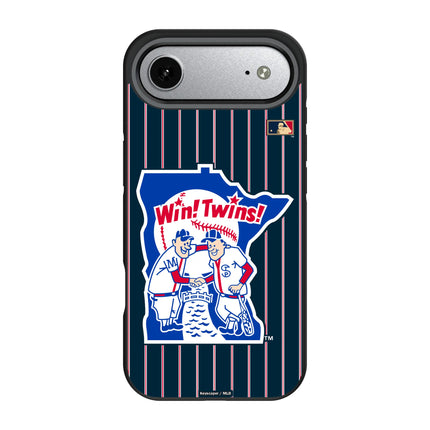 Minnesota Twins 1976-1986 - Cooperstown Collection Pinstripe Bump Phone Case for Apple iPhone