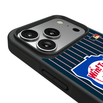 Minnesota Twins 1976-1986 - Cooperstown Collection Pinstripe Bump Phone Case for Apple iPhone