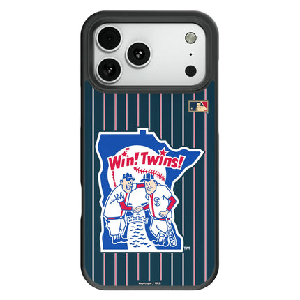 Minnesota Twins 1976-1986 - Cooperstown Collection Pinstripe Bump Phone Case for Apple iPhone