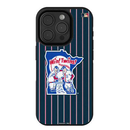 Minnesota Twins 1976-1986 - Cooperstown Collection Pinstripe Bump Phone Case for Apple iPhone