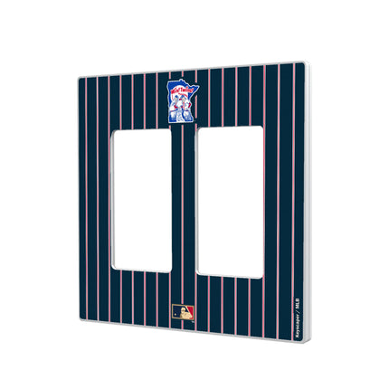Minnesota Twins 1976-1986 - Cooperstown Collection Pinstripe Hidden-Screw Light Switch Plate