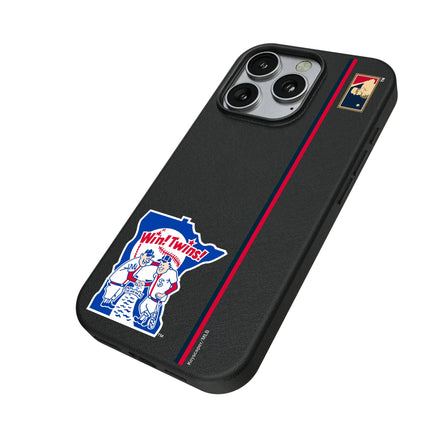 Minnesota Twins 1976-1986 - Cooperstown Collection Sidebar MagSafe Compatible Phone Case for Apple iPhone
