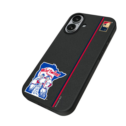 Minnesota Twins 1976-1986 - Cooperstown Collection Sidebar MagSafe Compatible Phone Case for Apple iPhone