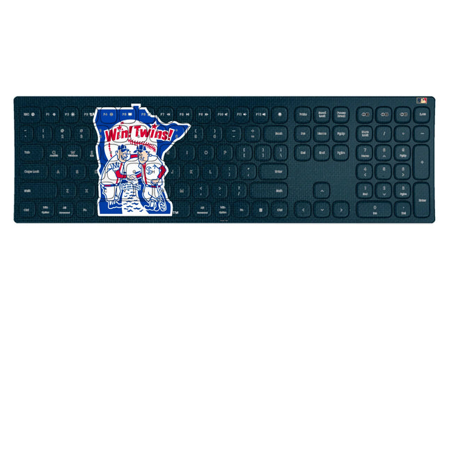 Minnesota Twins 1976-1986 - Cooperstown Collection Solid Curved Wireless Keyboard