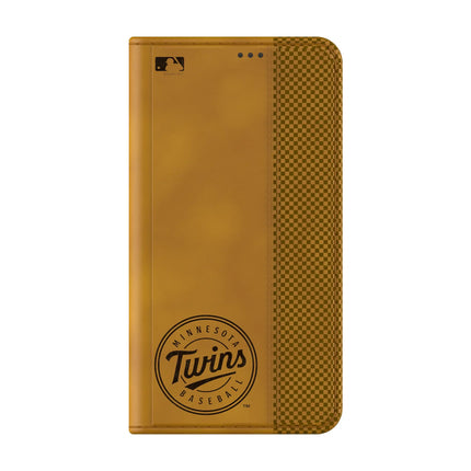 Minnesota Twins Burn Folio Phone Case for Samsung Galaxy