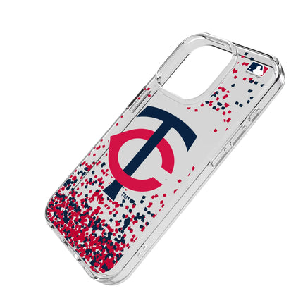 Minnesota Twins Confetti Clear Phone Case for Apple iPhone