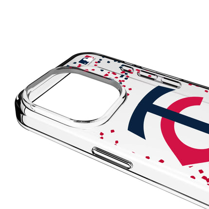Minnesota Twins Confetti Clear Phone Case for Apple iPhone