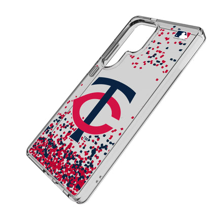 Minnesota Twins Confetti Clear Phone Case for Samsung Galaxy