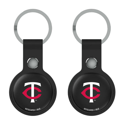 Minnesota Twins Insignia Black Airtag Holder 2-Pack