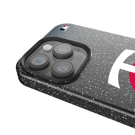 Minnesota Twins Linen Black Bling Phone Case for Apple iPhone