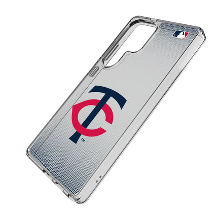 Minnesota Twins Linen Clear Phone Case for Samsung Galaxy