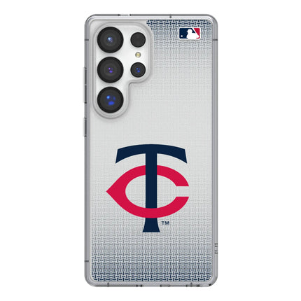 Minnesota Twins Linen Clear Phone Case for Samsung Galaxy