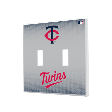 Minnesota Twins Linen Hidden-Screw Light Switch Plate