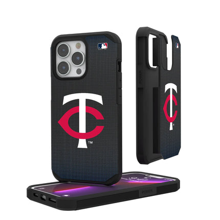 Minnesota Twins Linen Rugged Phone Case for Apple iPhone