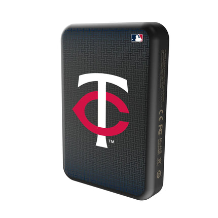 Minnesota Twins Linen Wireless Mag Power Bank