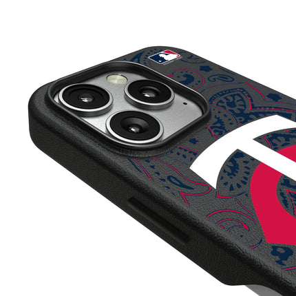 Minnesota Twins Paisley MagSafe Compatible Phone Case for Apple iPhone