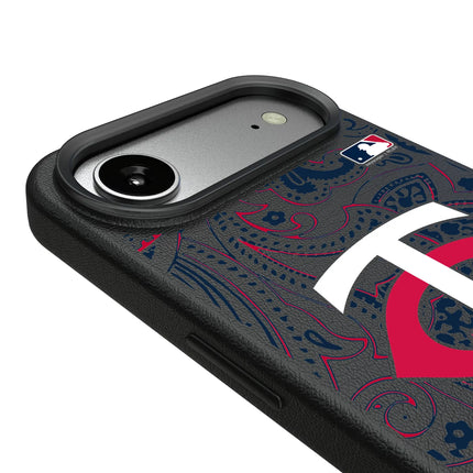 Minnesota Twins Paisley MagSafe Compatible Phone Case for Apple iPhone