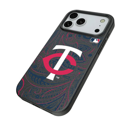 Minnesota Twins Paisley MagSafe Compatible Phone Case for Apple iPhone