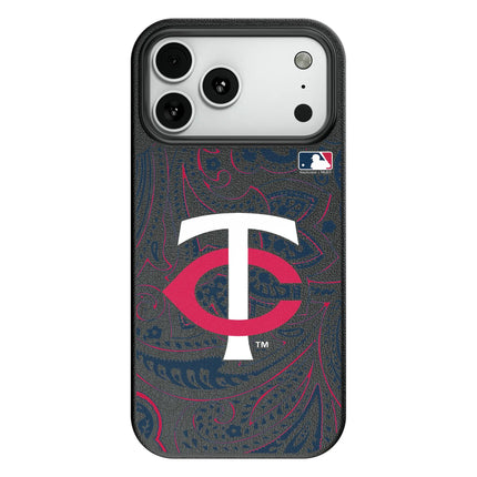 Minnesota Twins Paisley MagSafe Compatible Phone Case for Apple iPhone