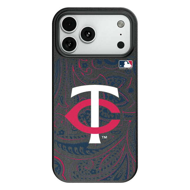 Minnesota Twins Paisley MagSafe Compatible Phone Case for Apple iPhone