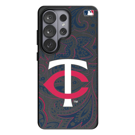 Minnesota Twins Paisley MagSafe Compatible Phone Case for Samsung Galaxy