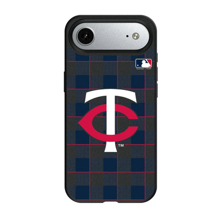 Minnesota Twins Plaid MagSafe Compatible Phone Case for Apple iPhone
